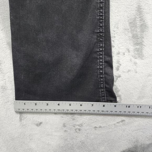 Lee Jeans Womens 14P PETITE Black Regular Fit Boot Cut Mid Rise Stretch Denim - Picture 14 of 15